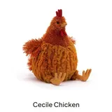JellyCat Cecile Huhn Bauernhof Pluschtier Pluschtiere 20cm