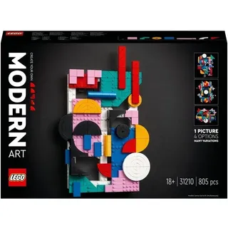 LEGO ART 31210 Arte Moderna, Canvas Astratto da Costruire, Hobby Creat