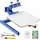 Vevor Siebdruckpresse T-Shirt Siebdruckmaschine 1 Farbe 1 Station, T-Shirtpresse, Hitzepresse Transferpresse Diy Ausrüstung Drucker, Textildruck