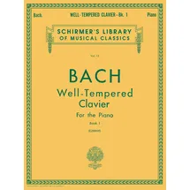G. Schirmer, Inc. Well Tempered Clavier - Book 1: Piano Solo