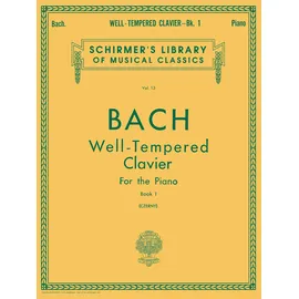 G. Schirmer, Inc. Well Tempered Clavier - Book 1: Piano Solo