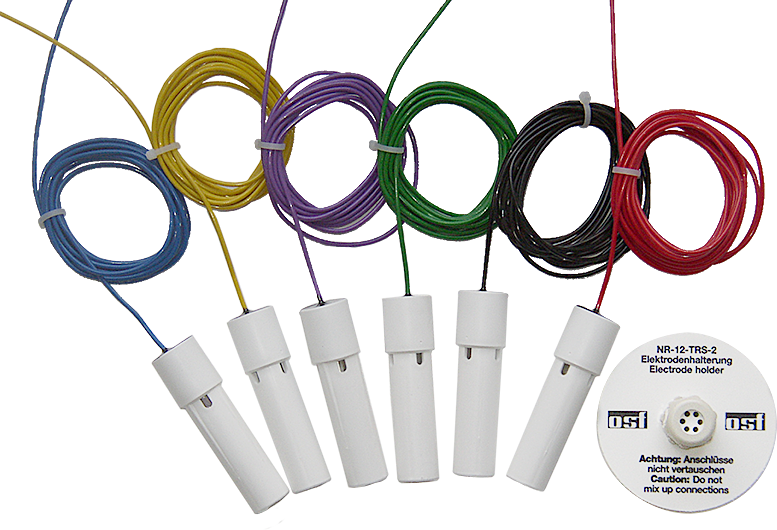 OSF Elektrodensatz 6-fach für NR-12-TRS-3, Material: Edelstahl V2A