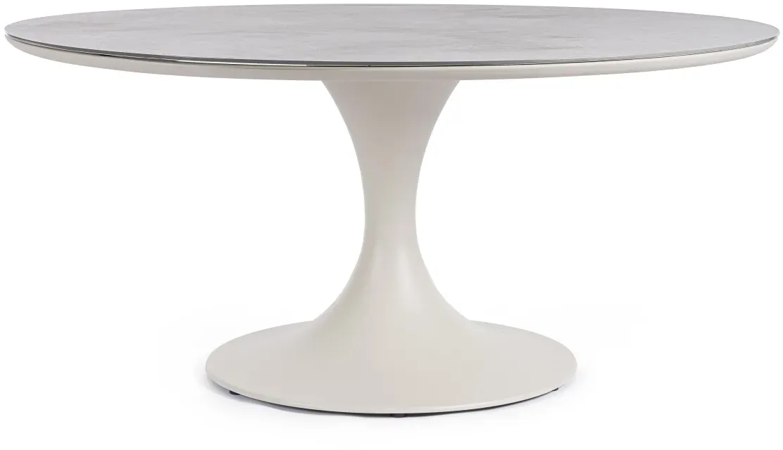 Gartenesstisch Arnold aus Aluminium Ø 158 cm, Pelikan