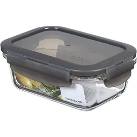 Lock & Lock LocknLock Frischhaltedose LLG422G, aus Glas, 0,38 Liter, transparent, luftdicht