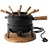 Boska Elektrisches Fondue-Set Pro - Für Fondues aller Art - 8 Personen - Stilvolles Gusseisen - Extralanges Kabel
