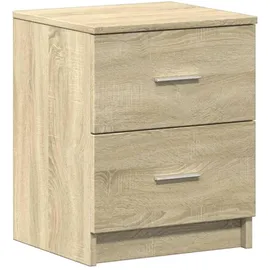 vidaXL Nachtschrank 2 Stk. 40 x 36 x 50 cm Grau