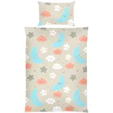 BestLivings Kinder Bettwäsche 100 x 135 cm & 40 x 60 cm - Sterne