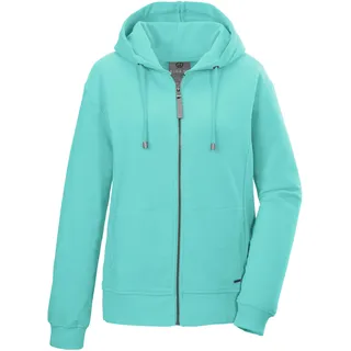 G.I.G.A. DX Damen Sweatjacke mit Kapuze/Kapuzenjacke GS 26 WMN SWT Jckt GOTS, hell Peppermint, 42, 42945-000