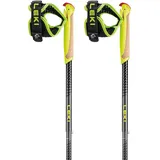 LEKI Evotrail FX.One TA Trailrunningstöcke, Black-Neonyellow-dk Anthracite 115CM