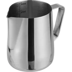METRO Professional Latte Art Milchkanne mit Füllstrich, Edelstahl, 350 ml