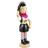 Dekohelden24 Räucherfrau als Punk Lady, ca. 19 cm