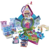 My Little Pony Mini World Magic Mini-Kristallspielhaus, Spielset mit 5 Sammelfiguren, 3 cm