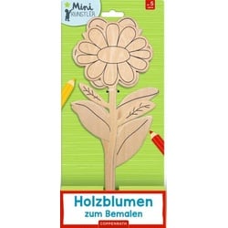 Holzblumen zum Bemalen