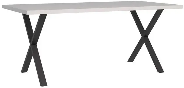 FORTE Esstisch Tables 140 x 90 cm Dekor Weiß / Matt