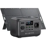 BLUETTI Stromerzeuger AC2A 204Wh/300W Tragbarer Solar Generator mit 100W Solarpanel, 0,30 in kW, (für Camping, Wandern, Hausgebrauch, App-Fernsteuerung, USB-C 100W), 600W Power Lifting/ LiFePO4 Batterie