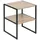 5five simply smart Nachtschrank Aliaj 40 x 40 x 50 cm Holz- und Schwarzoptik