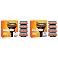 Gillette Fusion 5 Power Rasierklingen, 4 Ersatzklingen für Nassrasierer Herren mit 5-fach Klinge, Made in Germany (Packung mit 2)