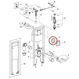 Grohe Blindplatte 43552 für WE-SK