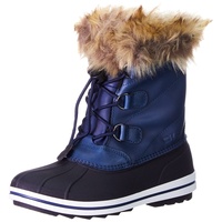 CMP Kids Anthilian Snow Boot Wp Walking Shoe, Black Blue, 34