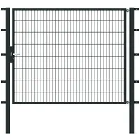 GAH Alberts Alberts® Flexo Einzeltor Typ 6/5/6 Anthrazit metallic-1600 mm-2000 mm 1