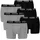 Puma Boxershort 6er Pack in Schwarz/Grau | Gr.: M