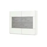 Uno Schwebetürenschrank 2-türig ¦ weiß ¦ Maße (cm): B: 270 H: 225 T: 60.0