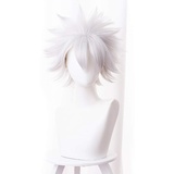 OSIAS Anime Cosplay Perücke, Demon Slayer Perücke, für Halloween, Party, Karneval, Nachtleben, Konzerte, Hochzeiten (Shinazugawa Sanemi Wig)