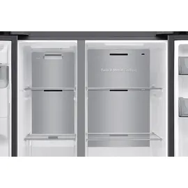 Samsung RS70F66KBTEF Side-by-Side (634 l, B, 1780 mm hoch, Edelstahl Look)