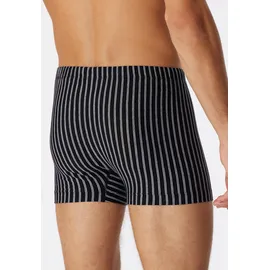 SCHIESSER 95/5 Essentials Boxershorts Schwarz / Gestreift M 2er Pack
