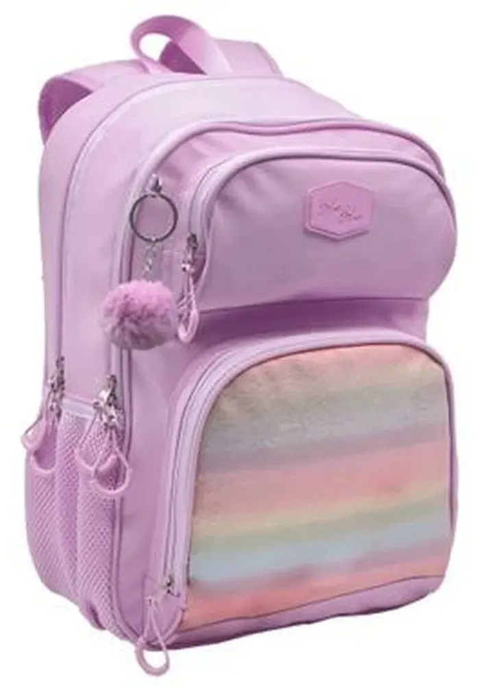 Schulrucksack Blin-Blin Rosa 42 x 31 x 17 cm Regenbogen