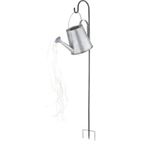 ETC Shop Wasserfall Gießkanne Solar Lichterkette 130 cm Neutralweiß
