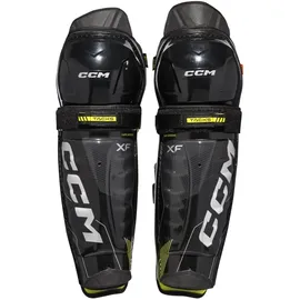 Ccm Schienbeinschützer CCM Tacks XF Junior 12 Zoll - Weiß,Schwarz - 12′′