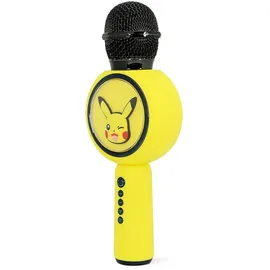 OTL Technologies Pokémon Pikachu Karaoke-Mikrofon mit kabellosem Lautsprecher und LED-Leuchten