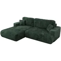 MKS Ecksofa OVO Cord 4-Sitzer Grün