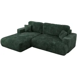 MKS Ecksofa OVO Cord 4-Sitzer Grün