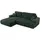MKS Ecksofa OVO Cord 4-Sitzer Grün
