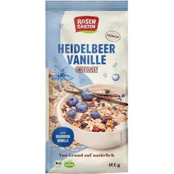 Rosengarten Heidelbeer-Vanille-Müsli ungesüßt bio