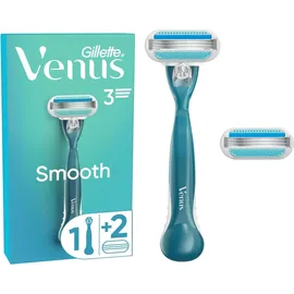Gillette Venus Smooth Rasierer + 2 Klingen