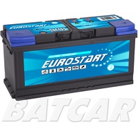 Eurostart 12V 110 Ah 930A EN Autobatterie ersetzt 95Ah 100Ah 105Ah 115 120 Ah