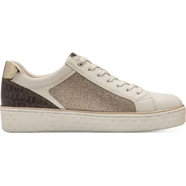 Marco Tozzi Schnürschuh Damen Weite E Beige 37
