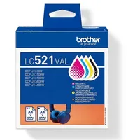 Brother LC-521VAL - 4-farbig - Druckerpatrone - Multipack