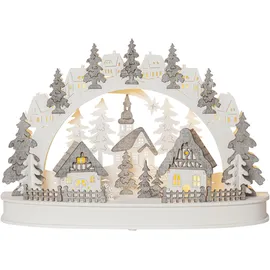Star Trading LED Schwibbogen Grauberg 3D 58 x 4 x 38 cm