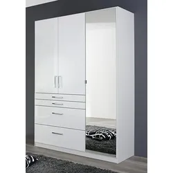 Drehtürenschrank HOMBURG - weiß