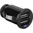 goobay Dual USB-Autoladegerät 12W 2,4A für KFZ Zigarettenanzünder Schwarz