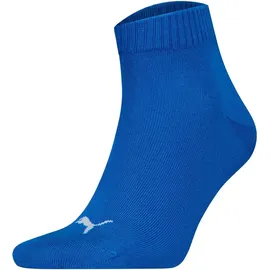 Puma Quartersocken 12er Pack Blau/Grau/Schwarz 39-42
