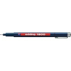 EDDING 1800 - Fineliner - Schwarz - Pigmenttinte