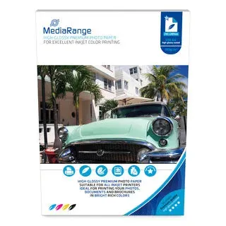 MediaRange Fotopapier A4 180g, 50 Blatt