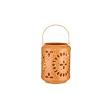 Boltze Windlicht Festival 20 cm orange
