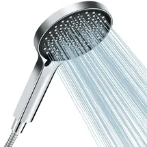 Cobbe Duschkopf, Wassersparender Sparduschkopf Duschkopf mit Schlauch, 3 Strahlarten,