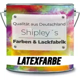 Shipley's Farben & Lackfabrik Latexfarbe Dispersionsfarbe strapazierfähige abwaschbare Wandfarbe in vielen exklusiven Farbtönen (2 l, Beige)